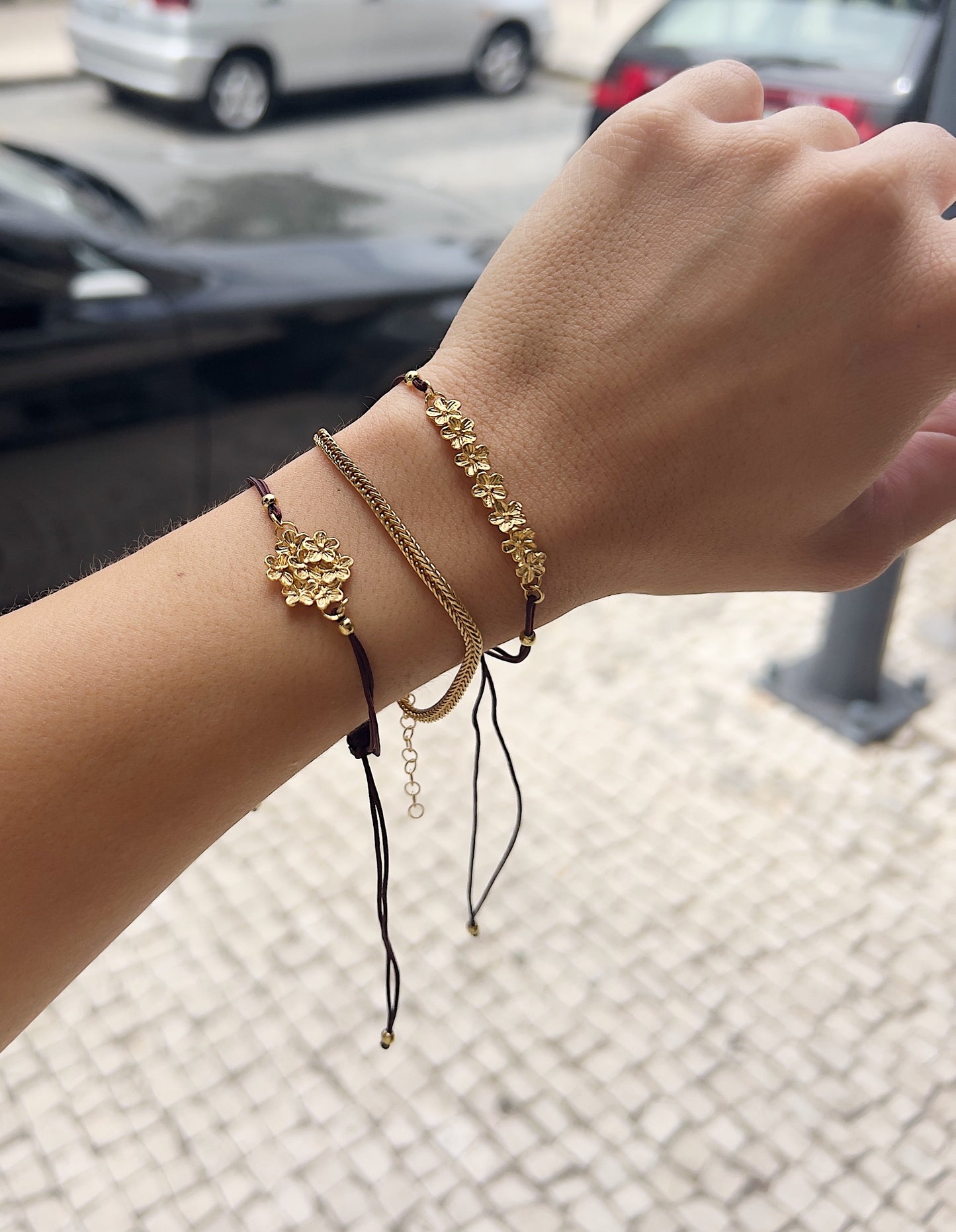 Pulseira Trave Flores