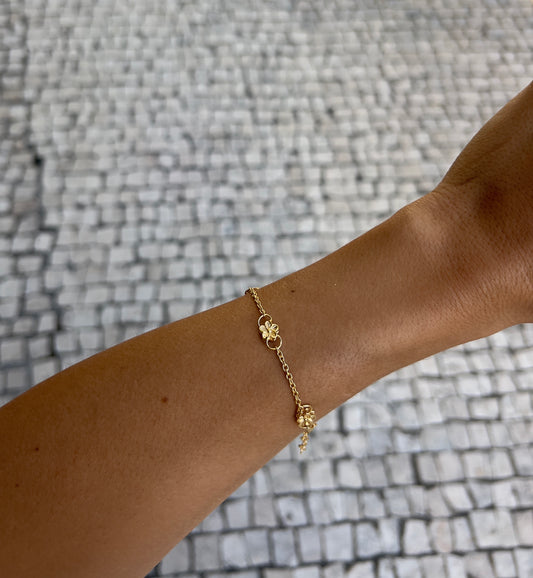 Pulseira Malha Flores