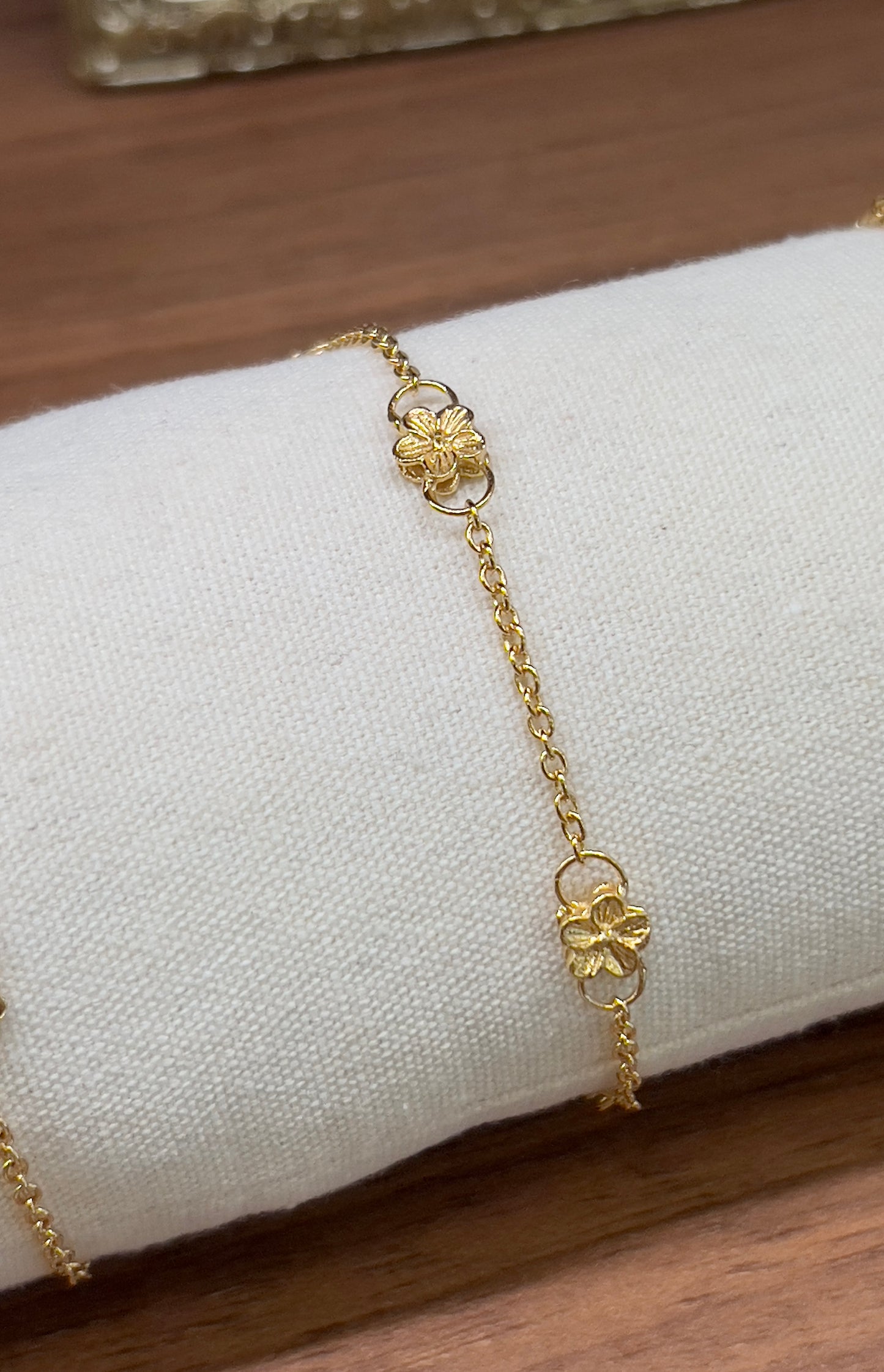Pulseira Malha Flores