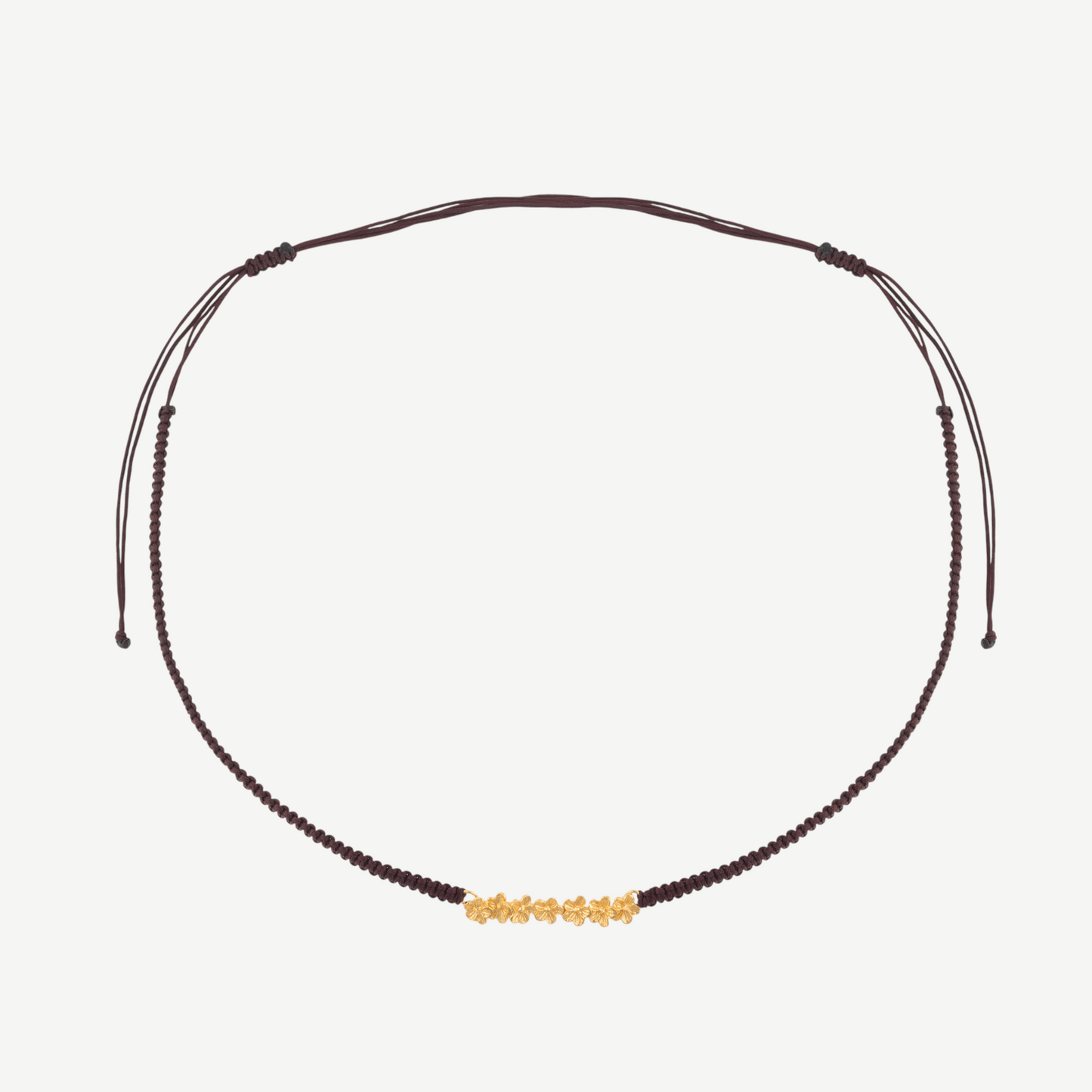 Colar Cordão Flores