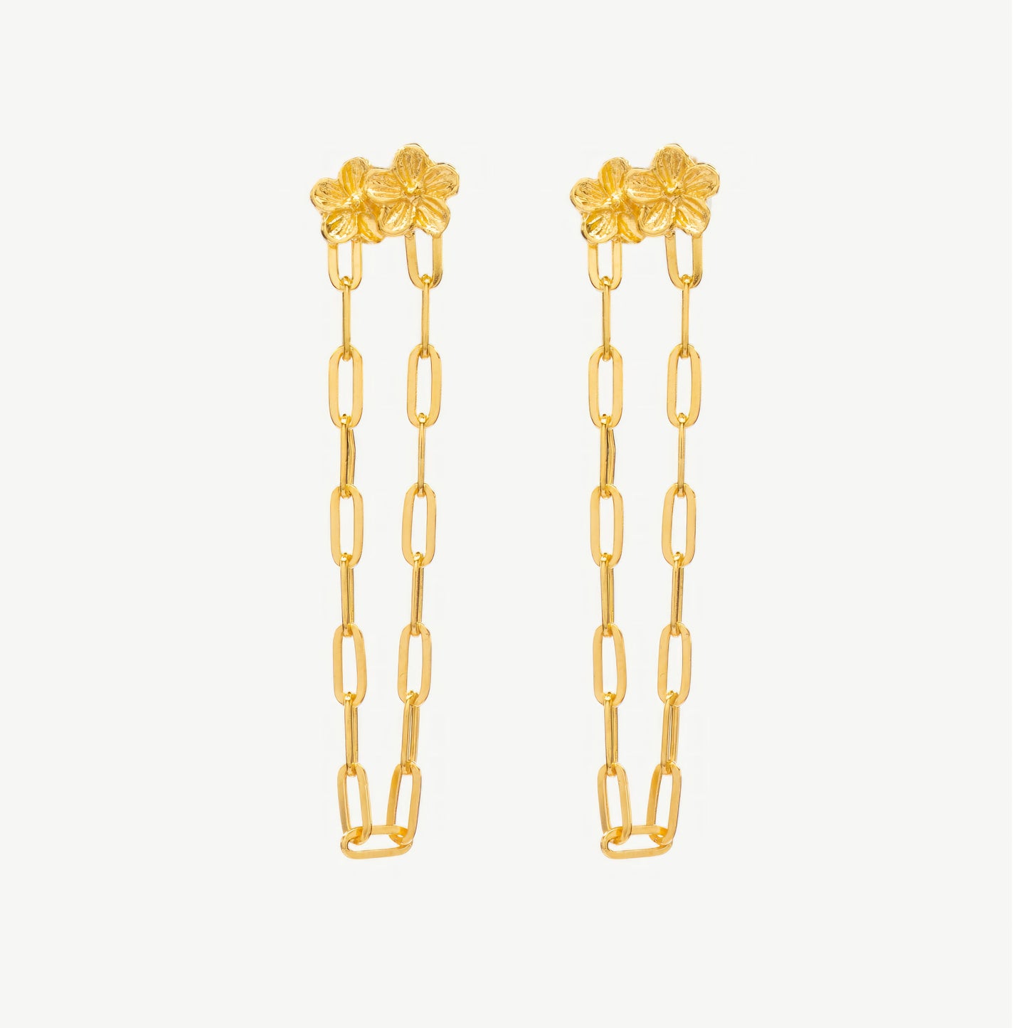 Pendientes Candado de Flores